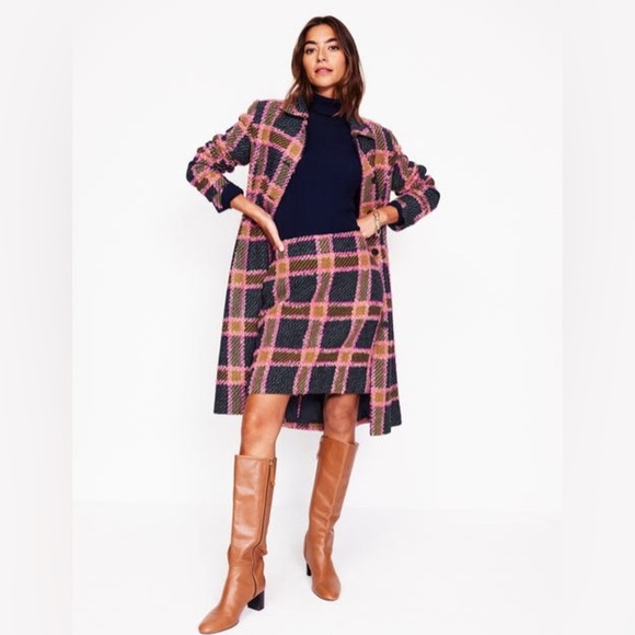 Boden Estella Check Skirt - Picture 1 of 14